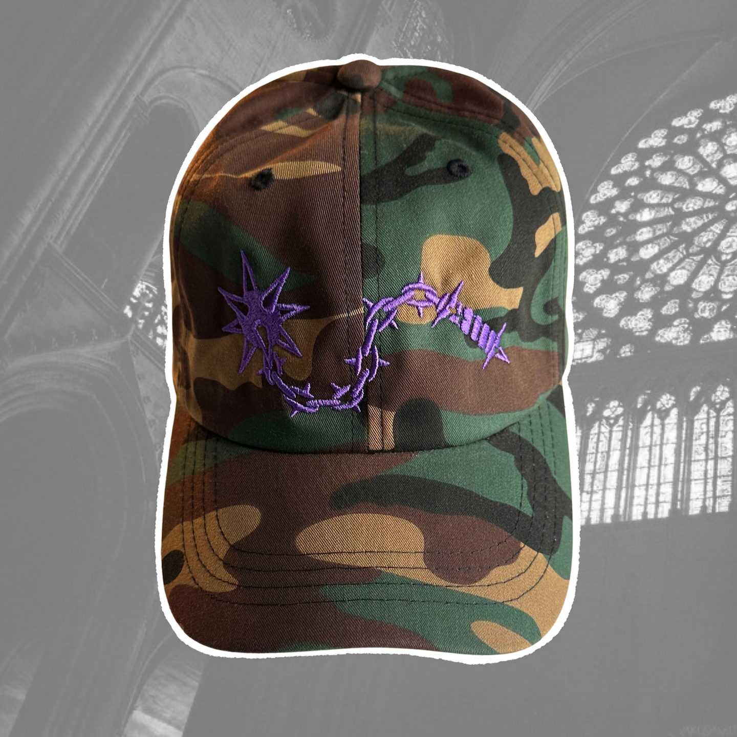 Camo Flail Dad Hat
